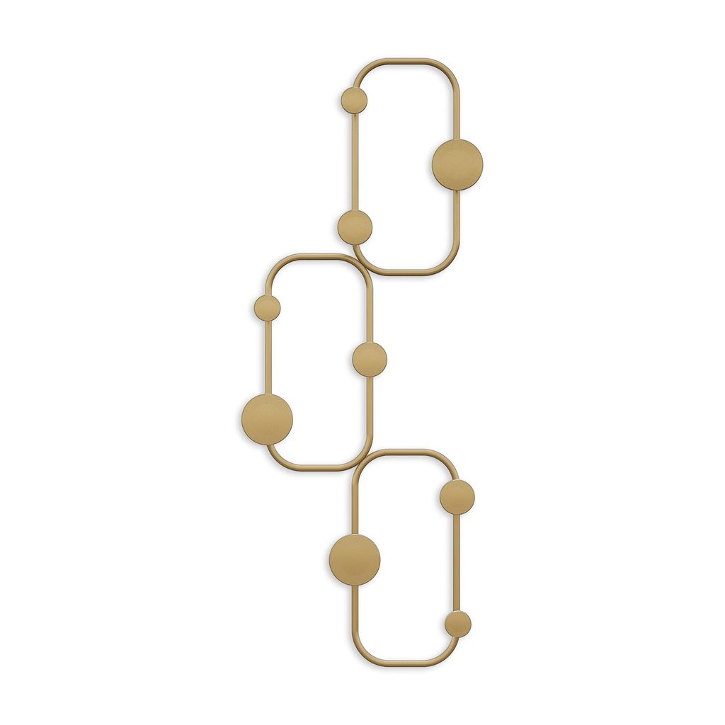 Fali fogas 70cm, fém, arany - LABYRINTHE - Butopêa